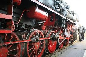 Räde rund Achsen einer Lokomotive B52