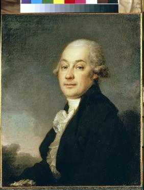 Portrait of the artist Ivan Hauff (?-1810)