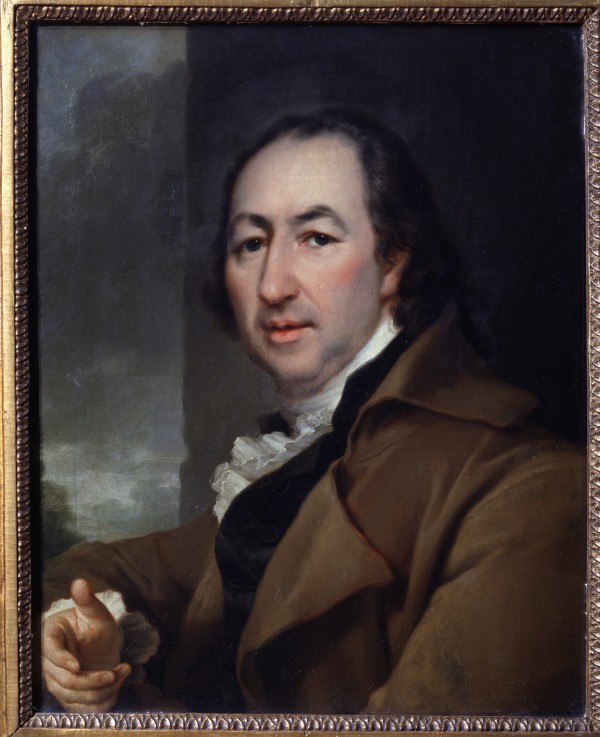 Portrait of the writer Nikolay I. Novikov (1744-1818) from Dimitrij Grigorjewitsch Lewizkij