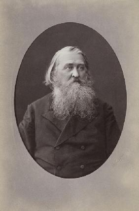 Portrait of the poet Aleksey Nikolayevich Pleshcheyev (1825-1893)