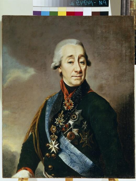 Portrait of Ivan Varfolomeevich Lamb (1764-1801) from Dimitrij Grigorjewitsch Lewizkij