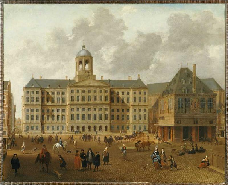 Das Rathaus von Amsterdam. from Dirck Maas