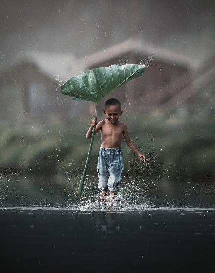 Regen und Glück