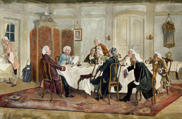 Kant , Kant and table partners from Emil Doerstling