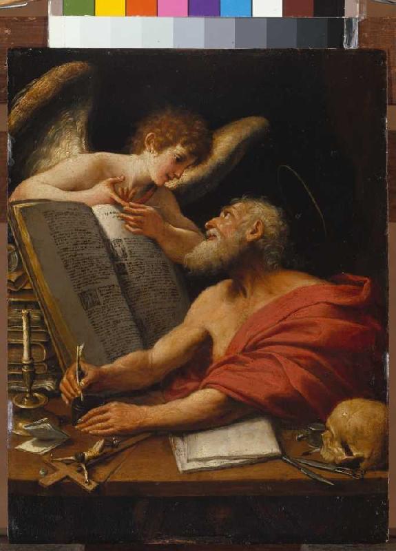 Der hl. Matthäus und der Engel from Domenichino (eigentl. Domenico Zampieri)