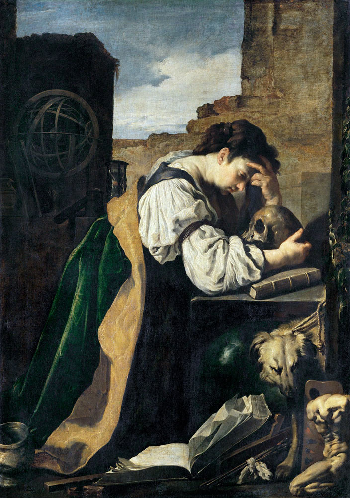 Domenico Feti / Melancholy / Painting from Domenico Fetti
