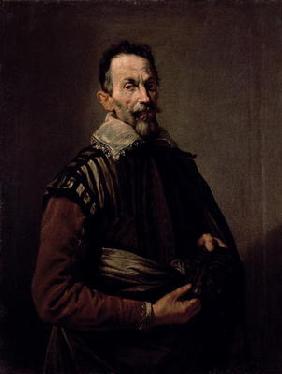 Portrait of Claudio Monteverdi (1567-1643) (oil on canvas)