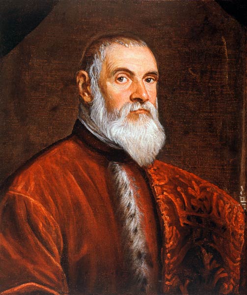 D.Tintoretto, Bildnis Prokurator from Domenico Tintoretto