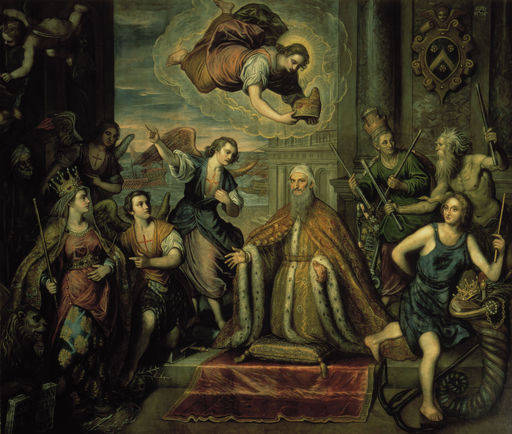 Dom.Tintoretto/ Doge Bembo & Venetia from Domenico Tintoretto