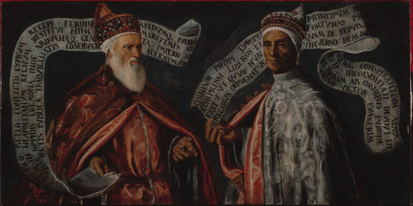 D.Tintoretto, L.Celsi und M.Corner from Domenico Tintoretto