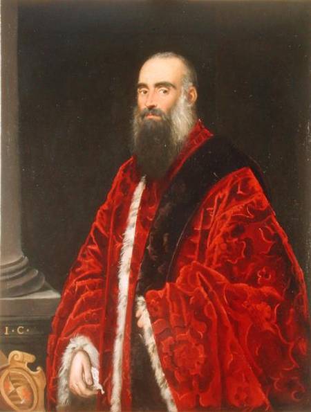 Portrait of a Contarini Procurator from Domenico Tintoretto