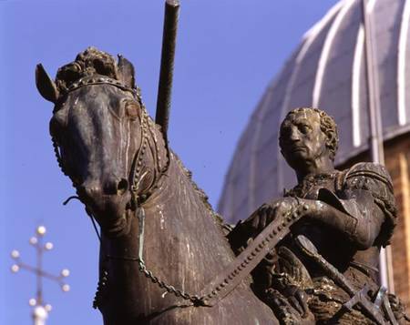 Equestrian portrait of Gattamelata from Donatello
