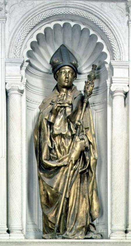St. Louis of Toulouse, sculpture from Donatello