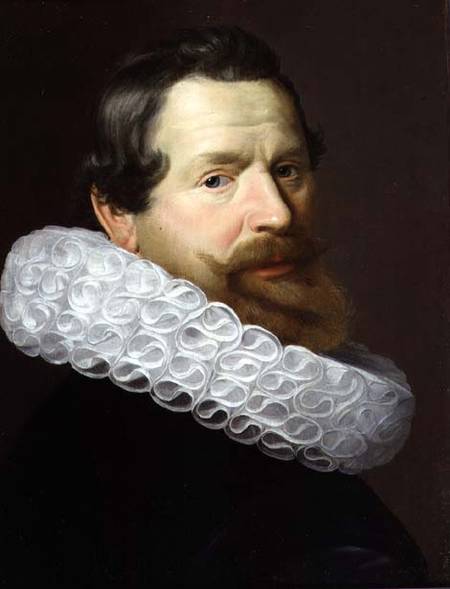 Portrait of a Man Wearing a Ruff from Dutch School