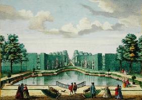 View from the bower over the great lake, from 'Het Zeganplant Kennemerlant', by Hendrick de Leth and