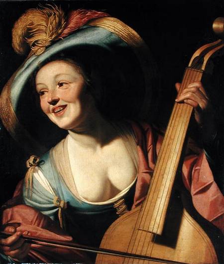 The Viola da Gamba Player from Dutch School