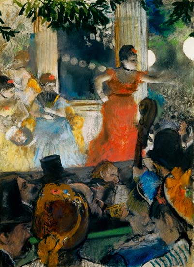 Im Café-Concert Les Ambassadeurs. from Edgar Degas