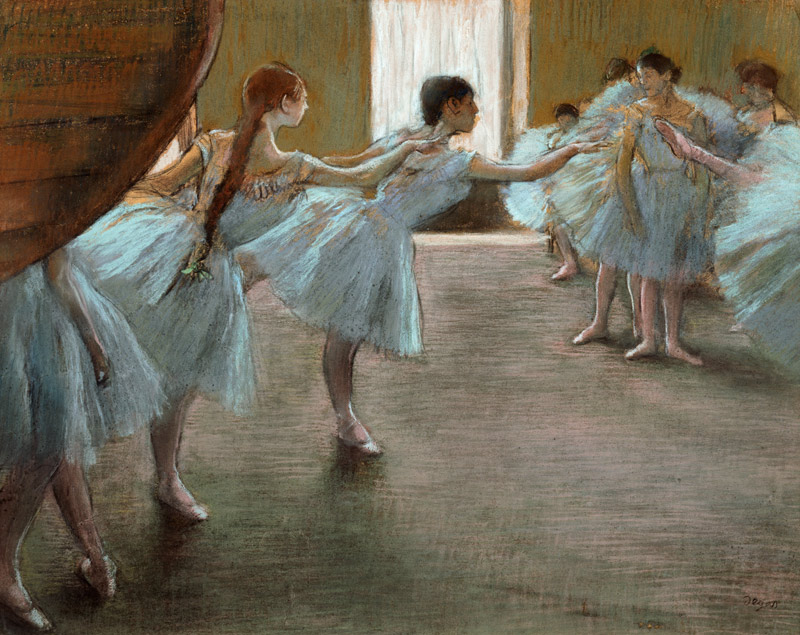 Dancers at Rehearsal, from Edgar Degas