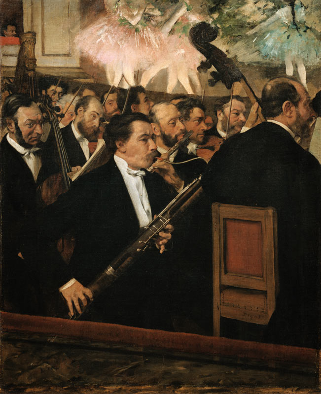 Das Orchester der Oper from Edgar Degas