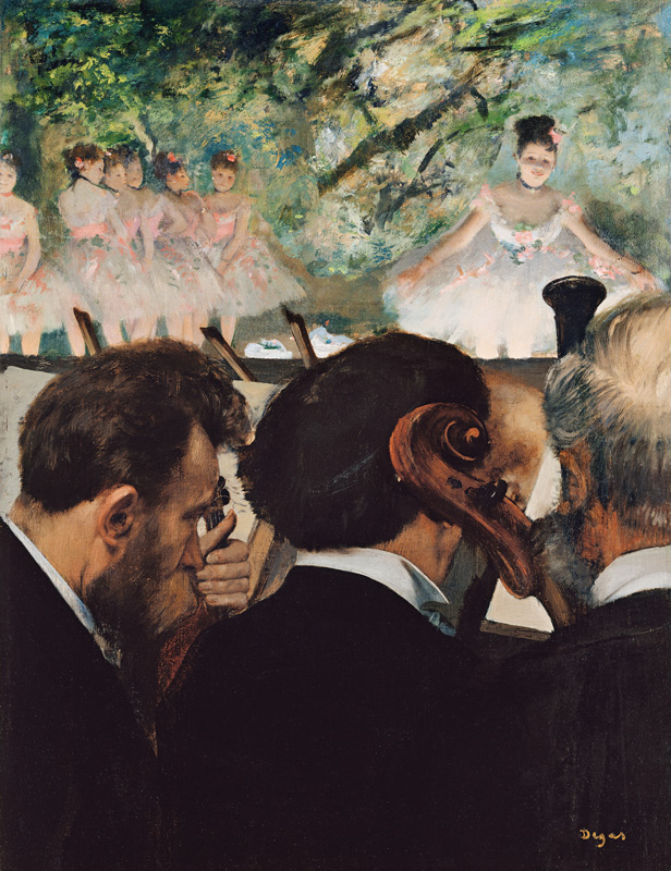 Die Orchestermusiker from Edgar Degas