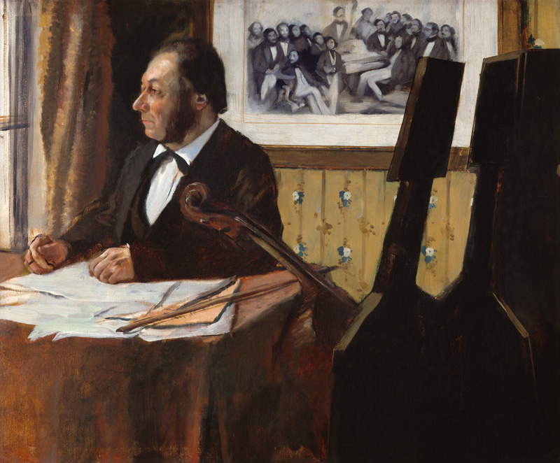 Louis-Marie Pilet, Cellist in the Orchestra of the Paris Opera from Edgar Degas