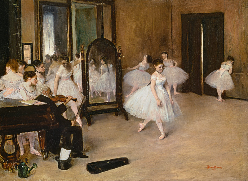 Tanzklasse (Classe de danse) from Edgar Degas