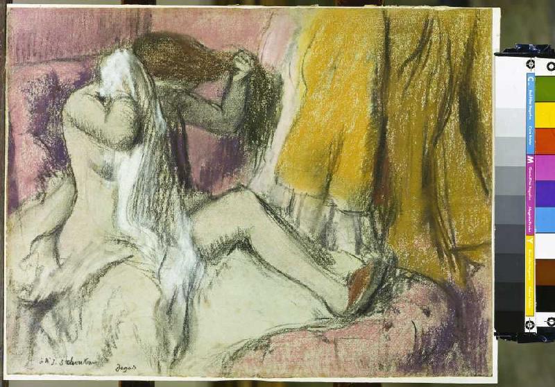 Nach dem Bade from Edgar Degas