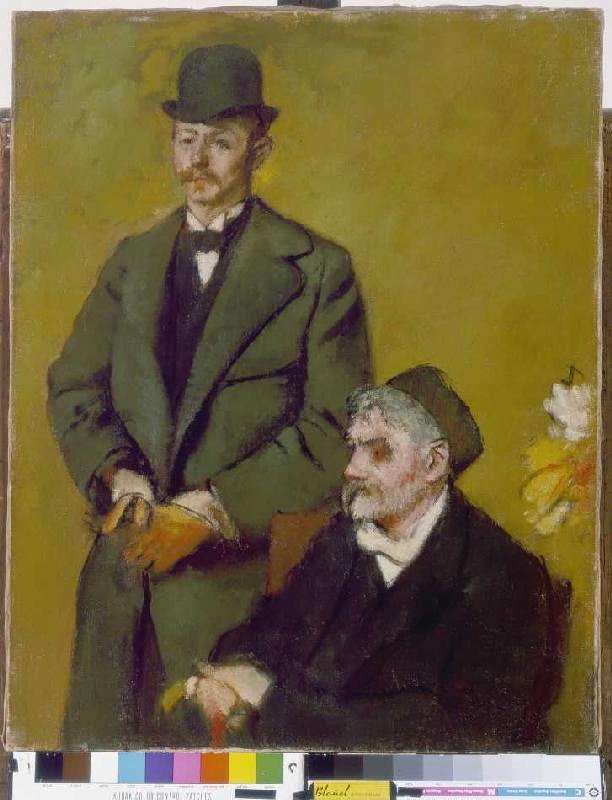 Bildnis der Herren Henri und Alexis Rouart. from Edgar Degas