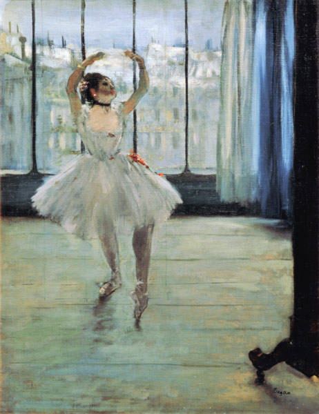 Dancer in Front of a Window (Dancer at the Photographer's Studio) from Edgar Degas
