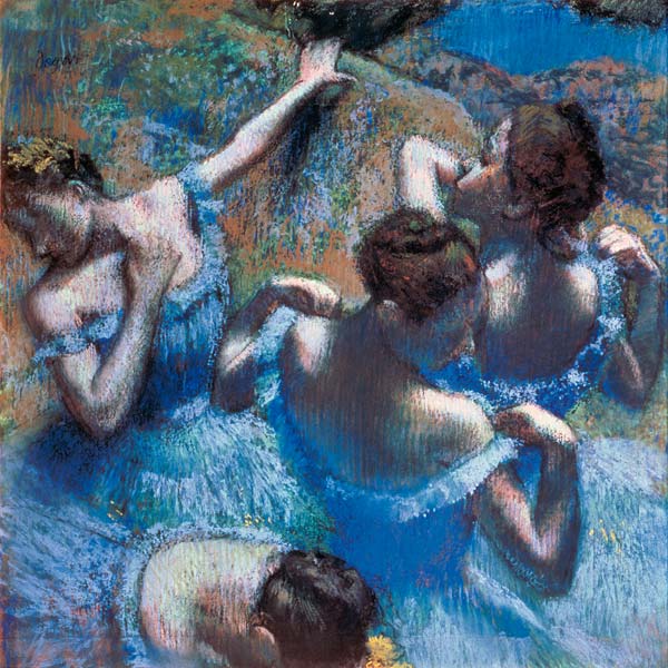 Blue Dancers from Edgar Degas