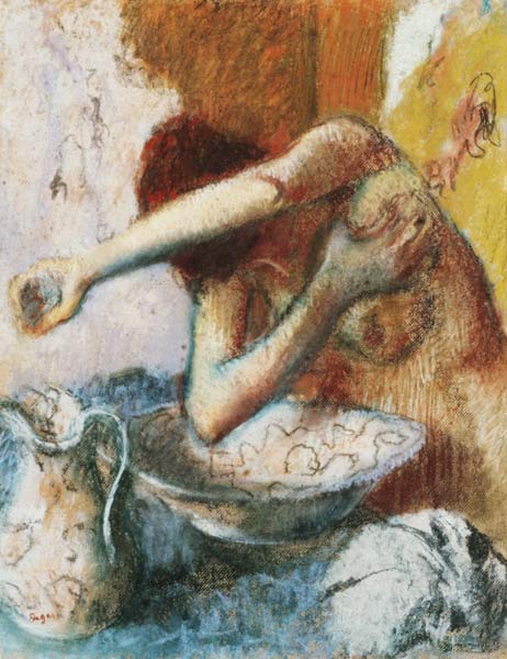 Junge Frau bei der Toilette from Edgar Degas