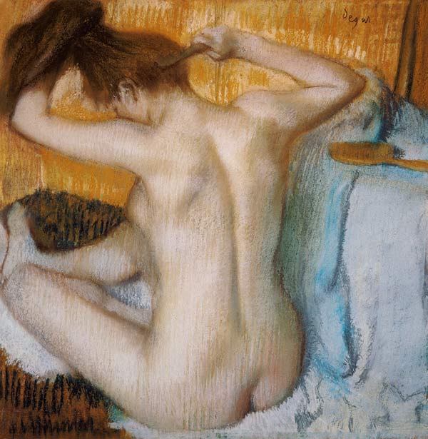 Frau bei ihrer Toilette from Edgar Degas