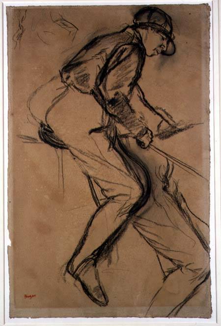 A Jockey from Edgar Degas