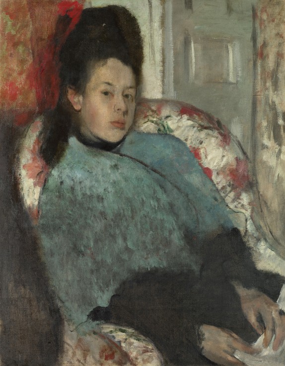 Portrait of Elena Carafa from Edgar Degas