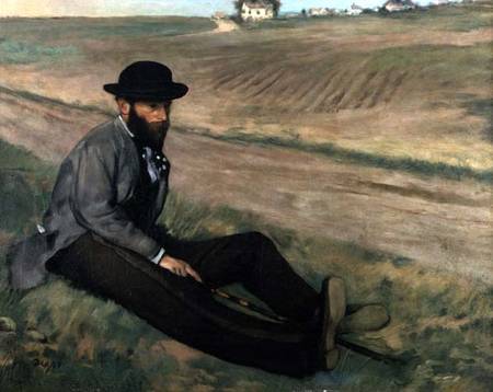 Portrait of Eugene Manet from Edgar Degas