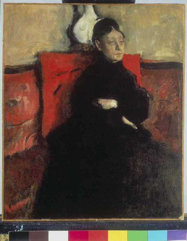 Portrait der Herzogin von Montejasi- Cicerale, der Tante des Künstlers. from Edgar Degas