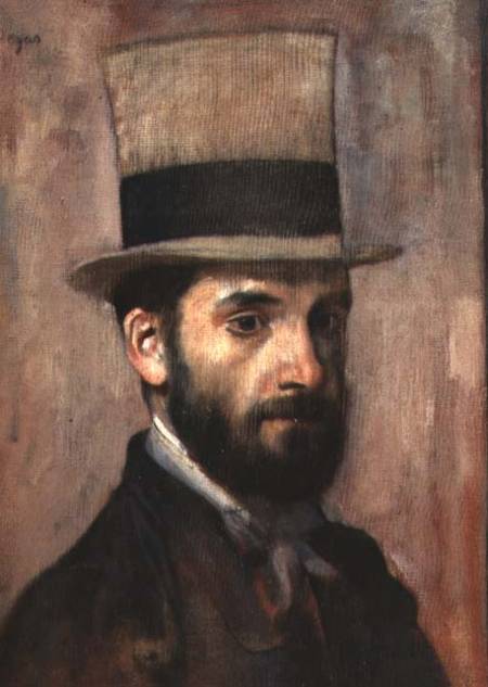 Portrait of Leon Bonnat (1833-1922) from Edgar Degas