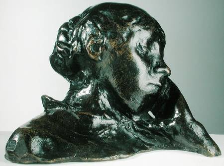 Portrait of a Woman, her head supported by her left hand from Edgar Degas