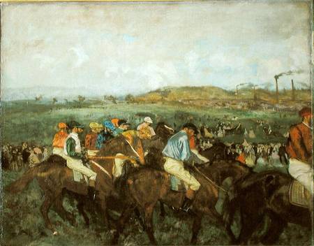 Race Meeting. Before the Departure from Edgar Degas