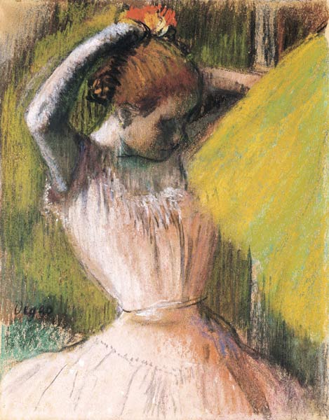 Sich frisierende Tänzerin from Edgar Degas