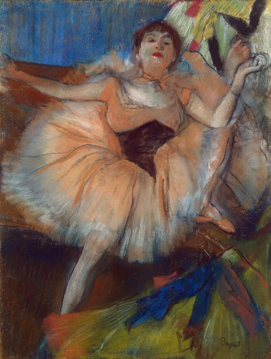 Seated Dancer from Edgar Degas