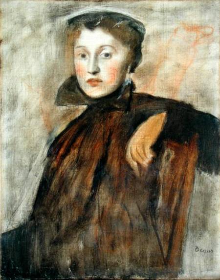 Study for a Portrait of a Lady from Edgar Degas