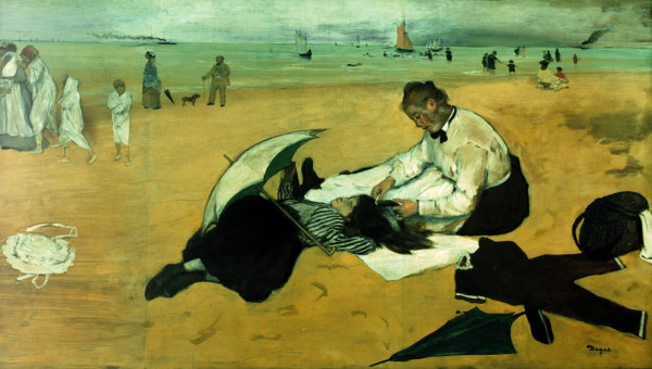 Sur la plage from Edgar Degas