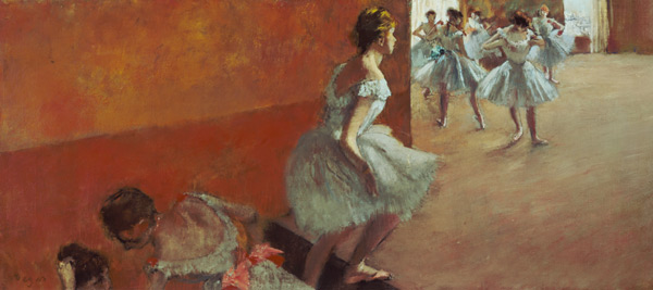 Tänzerinnen auf einer Treppe from Edgar Degas
