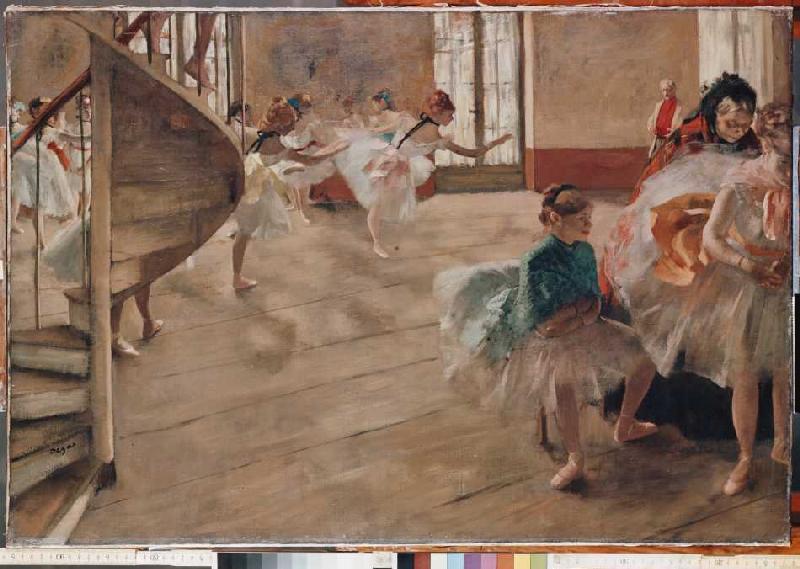 Die Tanzprobe from Edgar Degas