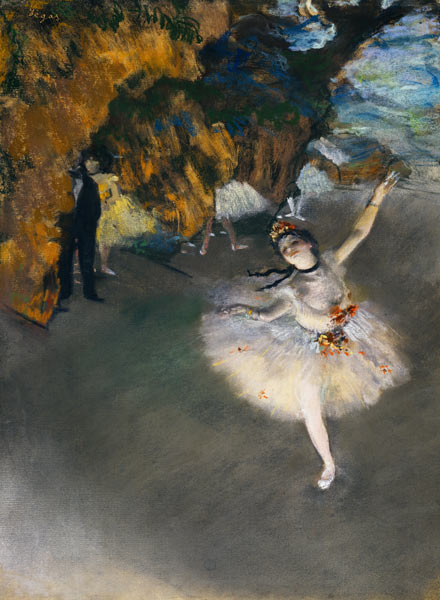 The Star, or Dancer on the stage from Edgar Degas