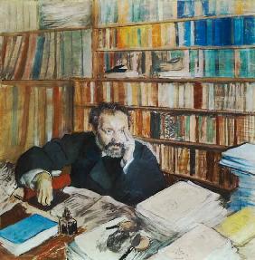 Edmond Duranty , Pastel by Degas