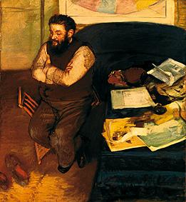 Der Kunstkritiker Diego Martelli (1839-1896)