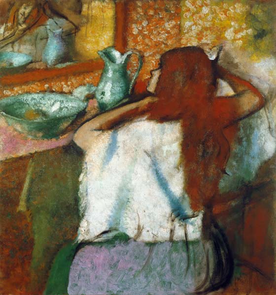 Woman at her Toilet from Edgar Degas