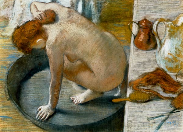 Frau beim Waschen from Edgar Degas